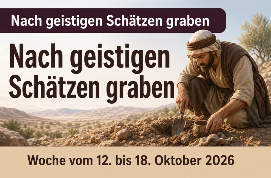 Nach geistigen Schätzen graben für die Woche vom 12. bis 18. Oktober 2026