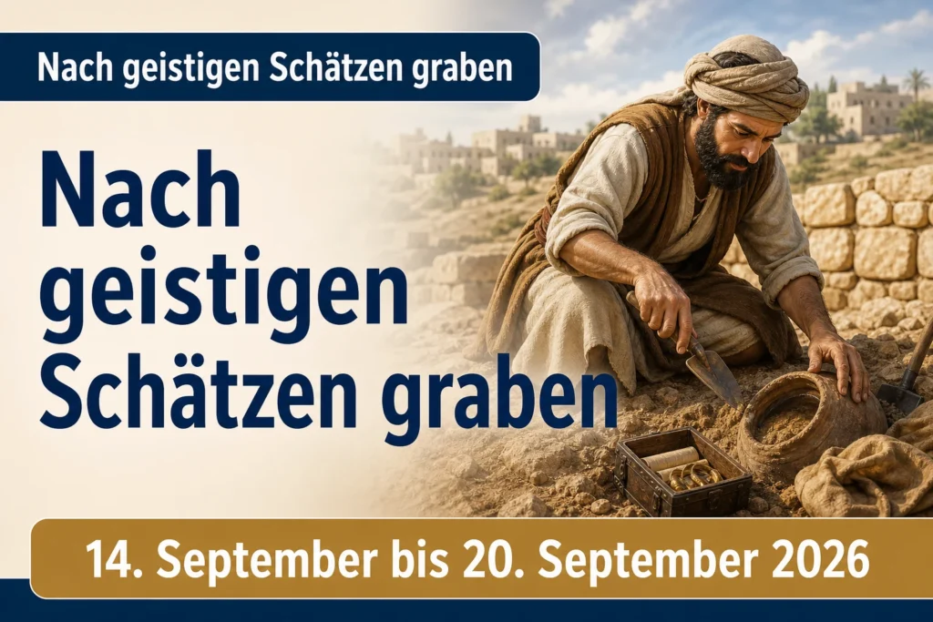 Nach geistigen Schätzen graben für die Woche vom 14. bis 20. September 2026