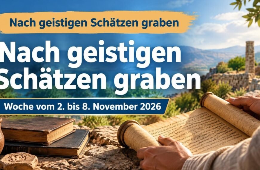 Nach geistigen Schätzen graben für die Woche vom 2. bis 8. November 2026