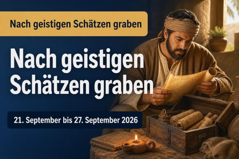 Nach geistigen Schätzen graben für die Woche vom 21. bis 27. September 2026