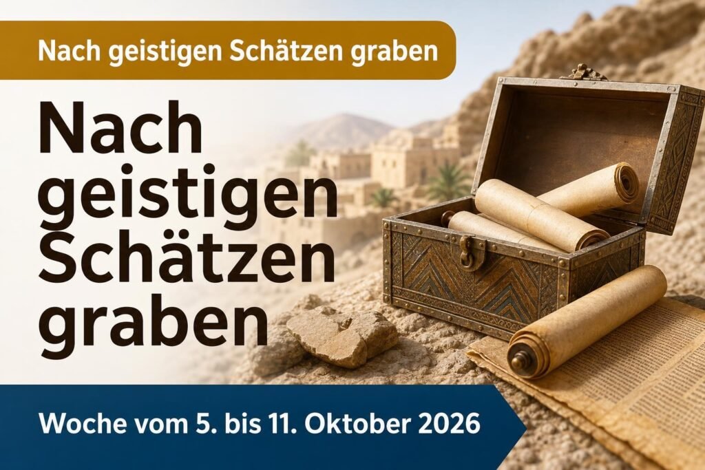 Nach geistigen Schätzen graben für die Woche vom 5. bis 11. Oktober 2026