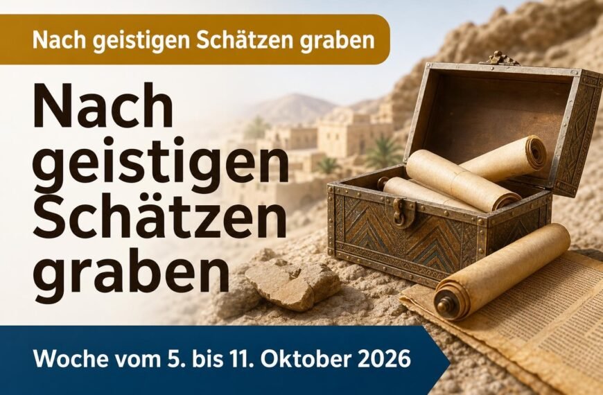 Nach geistigen Schätzen graben für die Woche vom 5. bis 11. Oktober 2026