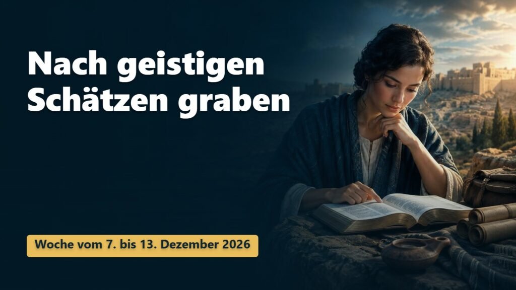 Nach geistigen Schätzen graben für die Woche vom 7. bis 13. Dezember 2026 Nach geistigen Schätzen graben für die Woche vom 7. bis 13. Dezember 2026