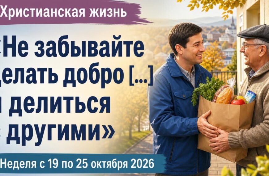 Наша христианская жизнь на неделю 19—25 октября 2026 года