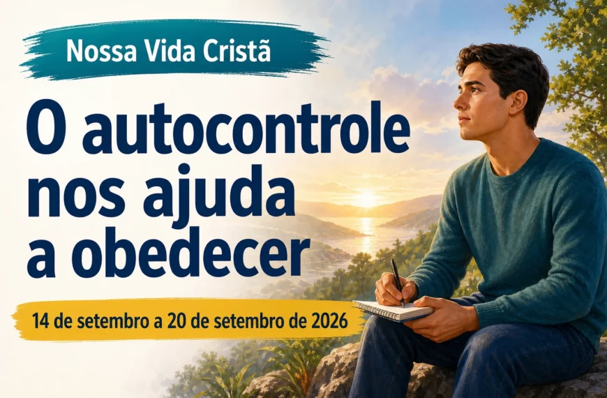 Nossa Vida Cristã Nossa Vida Cristã para a semana de 14 a 20 de setembro de 2026