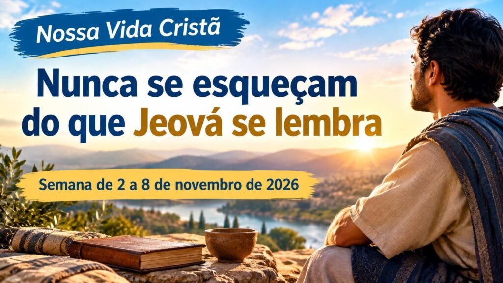 Nossa Vida Cristã para a semana de 2 a 8 de novembro de 2026 Nossa Vida Cristã para a semana de 2 a 8 de novembro de 2026