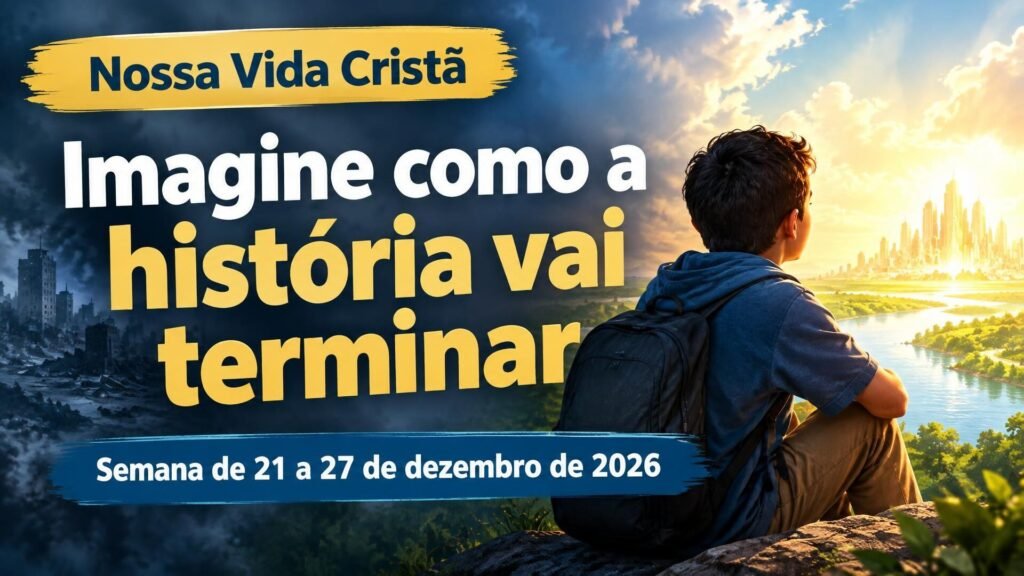 Nossa Vida Cristã para a semana de 21 a 27 de dezembro de 2026