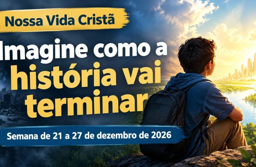 Nossa Vida Cristã para a semana de 21 a 27 de dezembro de 2026
