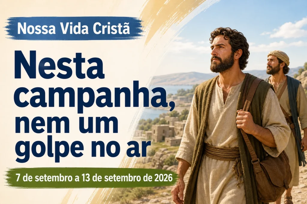 Nossa Vida Cristã para a semana de 7 a 13 de setembro de 2026 Nossa Vida Cristã para a semana de 7 a 13 de setembro de 2026