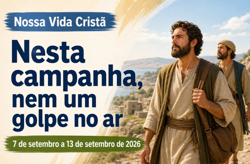 Nossa Vida Cristã Nossa Vida Cristã para a semana de 7 a 13 de setembro de 2026