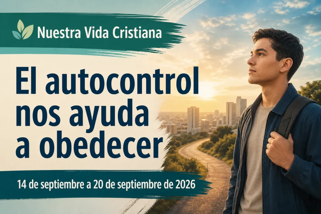 Nuestra Vida Cristiana para la semana del 14-20 de septiembre de 2026 Nuestra Vida Cristiana para la semana del 14-20 de septiembre de 2026
