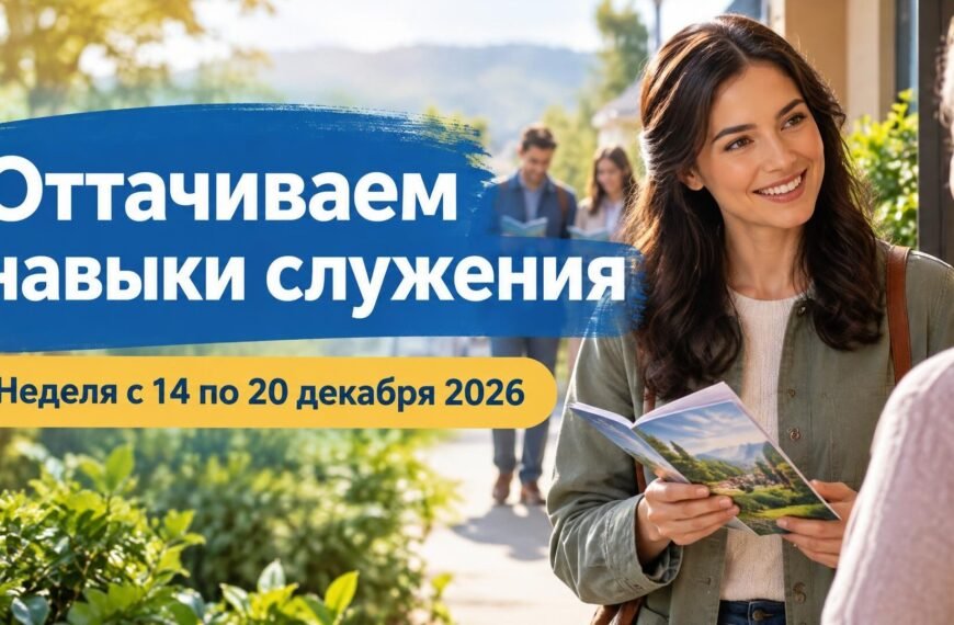 Оттачиваем навыки служения на неделе с 14 по 20 декабря 2026 года
