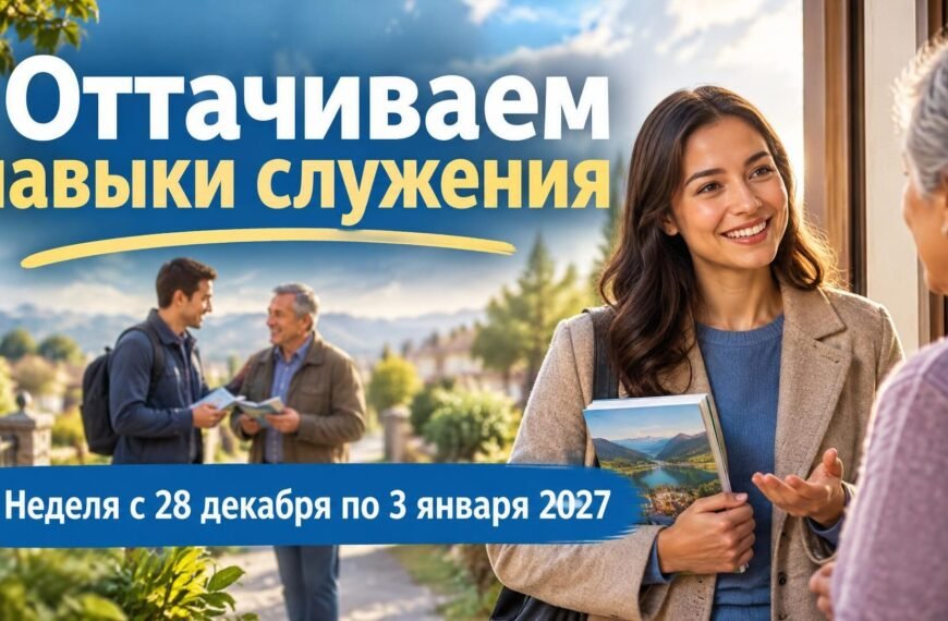 Оттачиваем навыки служения на неделю с 28 декабря 2026 года по 3 января 2027 года
