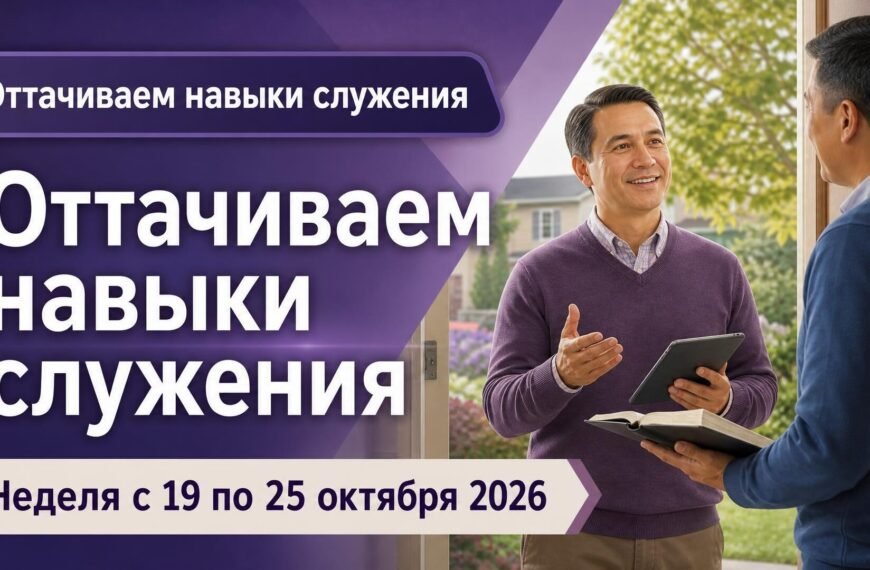 Оттачиваем навыки служения на неделю 19—25 октября 2026 года