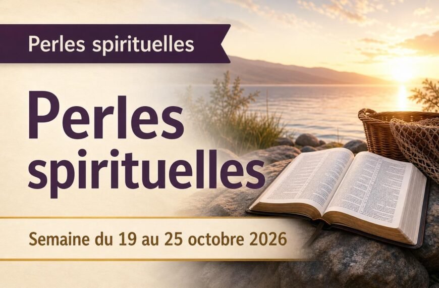 Commentaires pour la réunion TJ Perles spirituelles pour la semaine du 19 au 25 octobre 2026