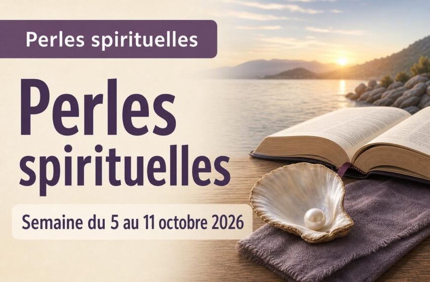 Commentaires pour la réunion TJ Perles spirituelles pour la semaine du 5 au 11 octobre 2026