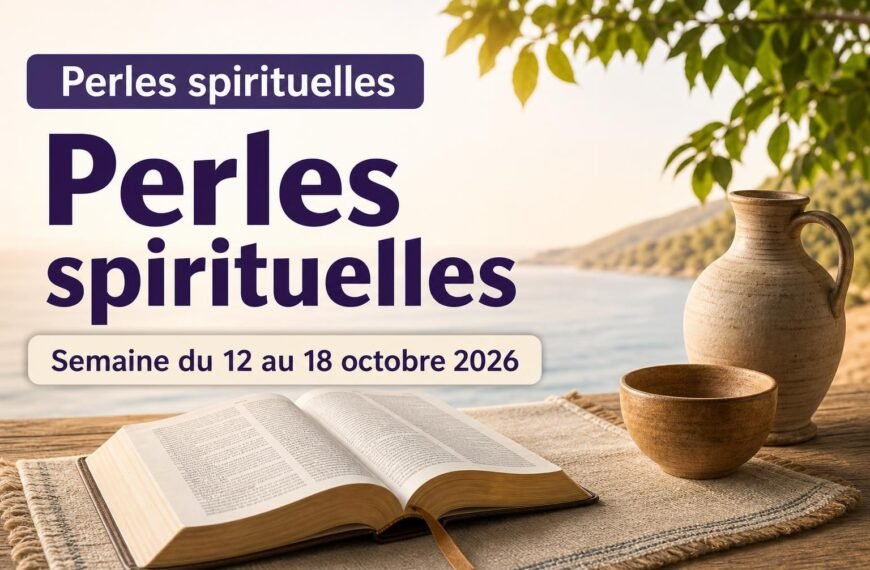 Commentaires pour la réunion TJ Perles spirituelles pour la semaine du 12 au 18 octobre 2026