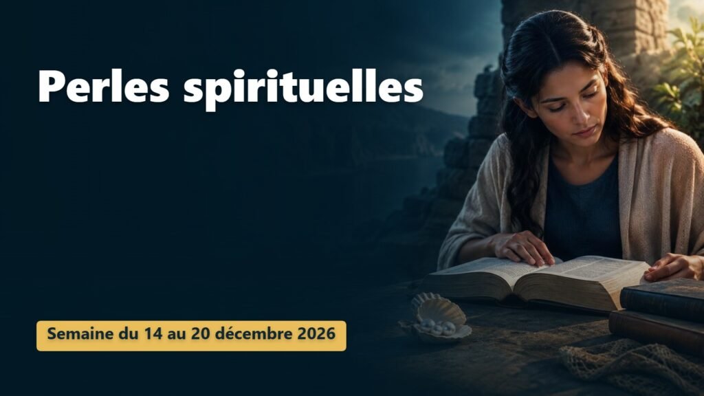 Perles spirituelles pour la semaine du 14 au 20 décembre 2026