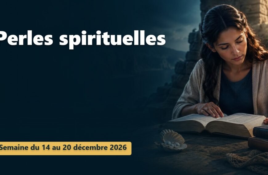 Perles spirituelles Perles spirituelles pour la semaine du 14 au 20 décembre 2026