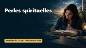 Perles spirituelles pour la semaine du 21 au 27 décembre 2026
