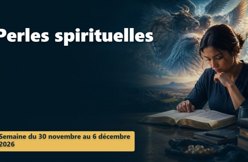 Perles spirituelles Perles spirituelles pour la semaine du 30 novembre au 6 décembre 2026