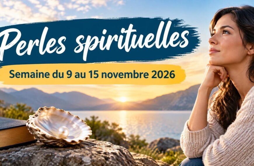 Perles spirituelles pour la semaine du 9 au 15 novembre 2026