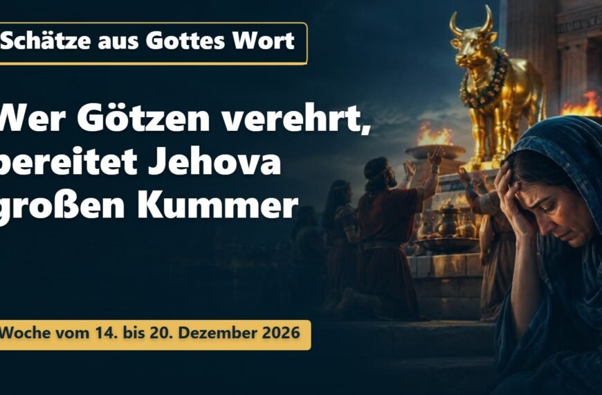 Schätze aus Gottes Wort Schätze aus Gottes Wort für die Woche vom 14. bis 20. Dezember 2026