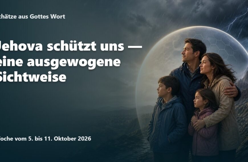 Schätze aus Gottes Wort für die Woche vom 5. bis 11. Oktober 2026