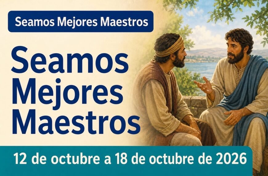 Seamos Mejores Maestros para la semana del 12-18 de octubre de 2026