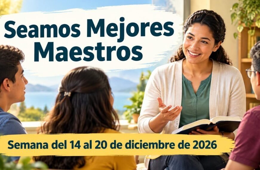 Seamos Mejores Maestros para la semana del 14 al 20 de diciembre de 2026