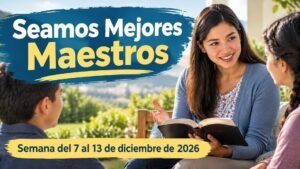 Seamos Mejores Maestros para la semana del 7 al 13 de diciembre de 2026
