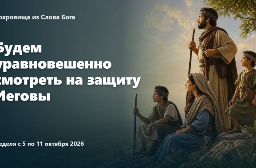 Комментарии к встрече Свидетелей Иеговы Сокровища из Слова Бога на неделю 5—11 октября 2026 года