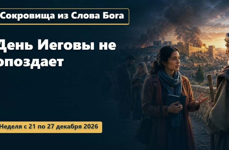 Сокровища из Слова Бога на неделю с 21 по 27 декабря 2026 года