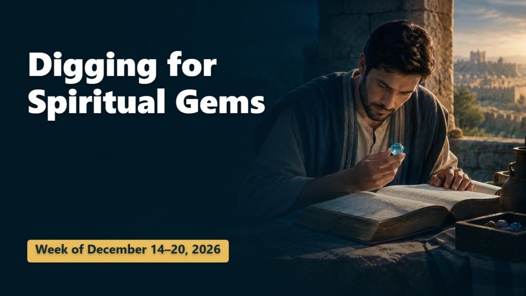 Spiritual Gems for the Week of December 14-20, 2026