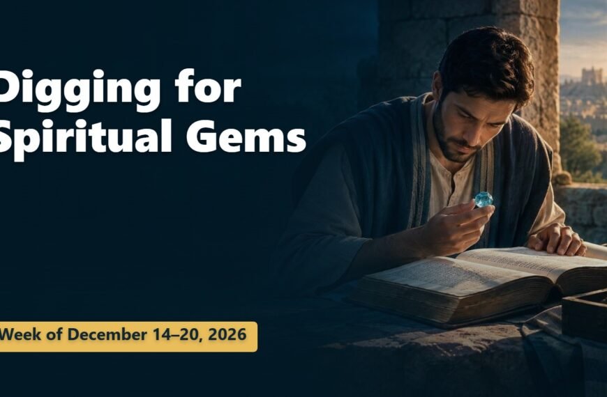 Spiritual Gems for the Week of December 14-20, 2026