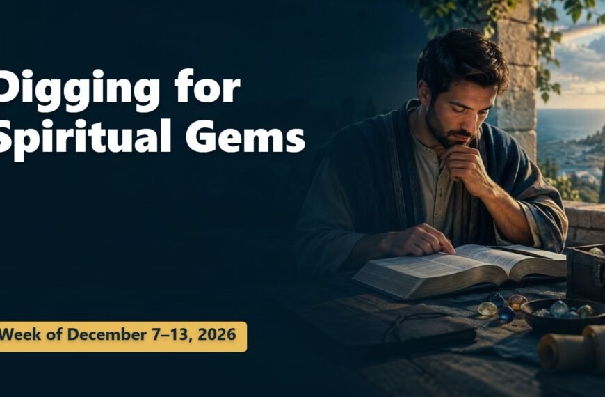 Spiritual Gems for the Week of December 7-13, 2026