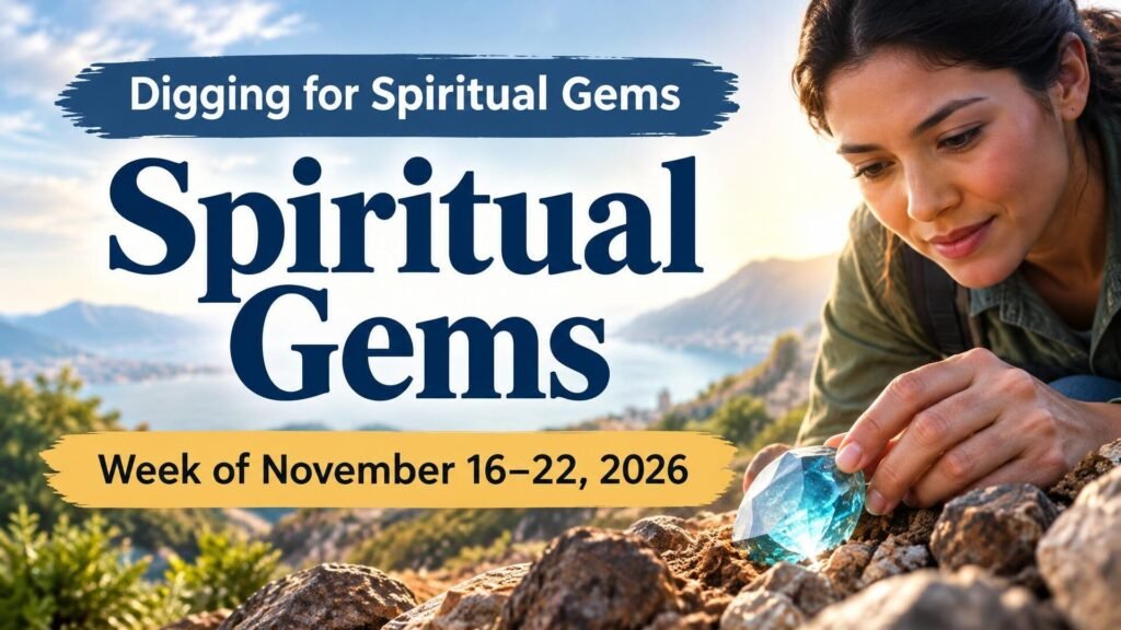 Spiritual Gems for the Week of November 16-22, 2026