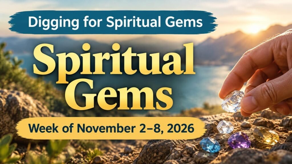 Spiritual Gems for the week of November 2-8, 2026