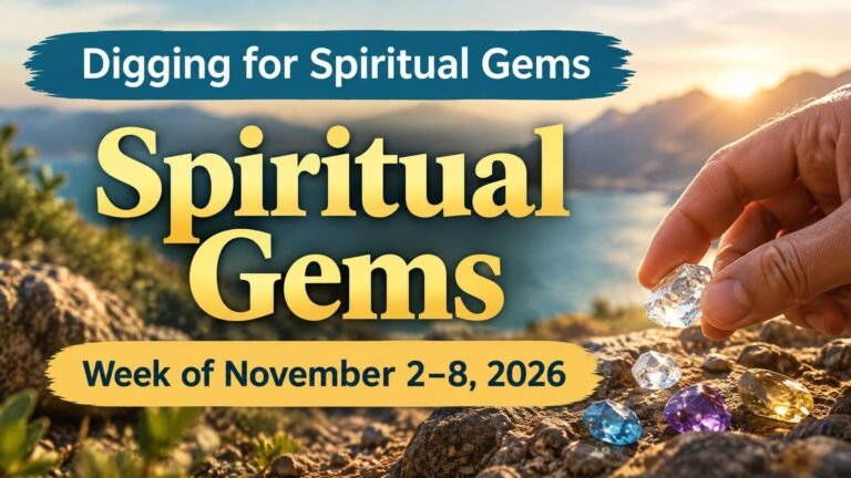 Spiritual Gems for the week of November 2-8, 2026