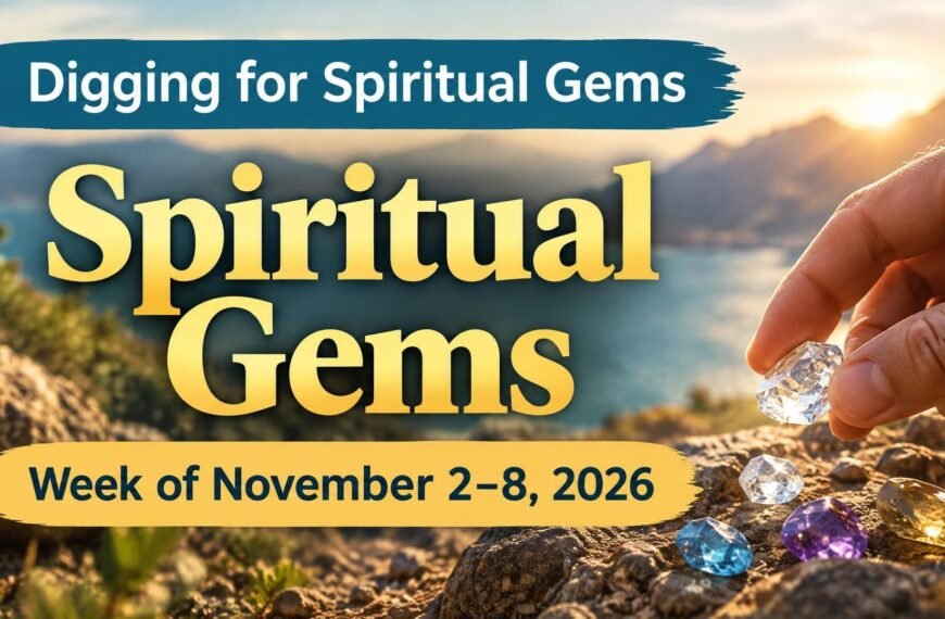 Spiritual Gems for the week of November 2-8, 2026