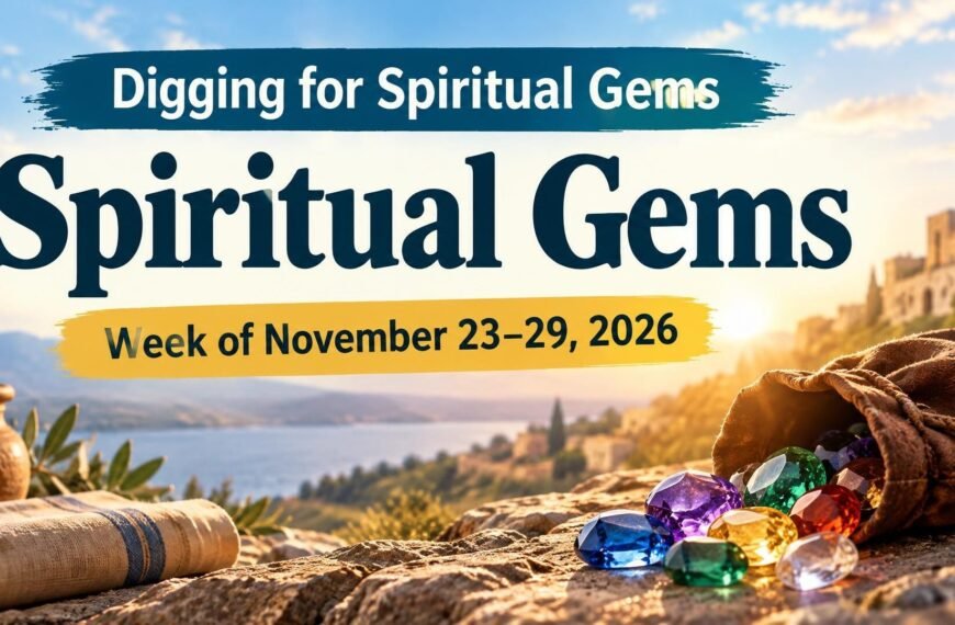 Spiritual Gems for the week of November 23-29, 2026