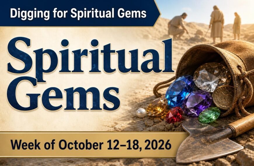 Comments for the JW Meeting Spiritual Gems for the week of October 12-18, 2026