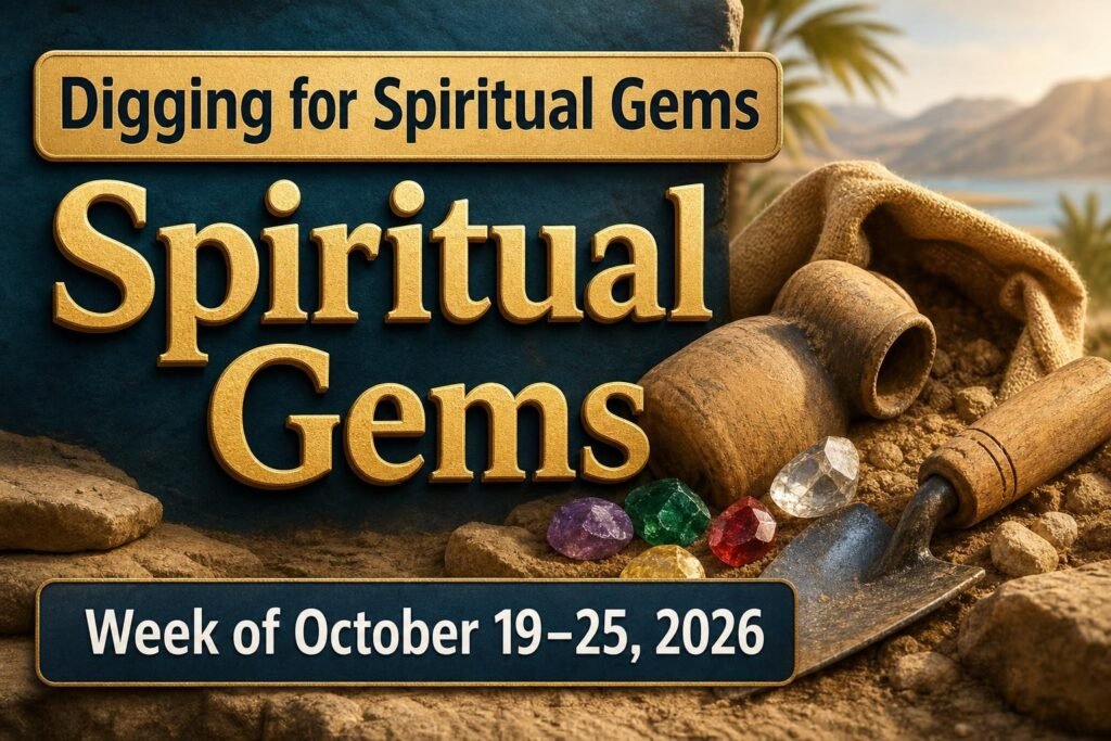 Spiritual Gems for the week of October 19-25, 2026 Spiritual Gems for the week of October 19-25, 2026