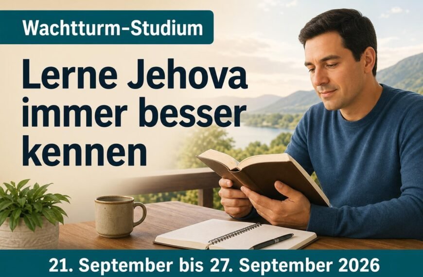 Studienartikel für die Woche vom 21. bis 27. September 2026
