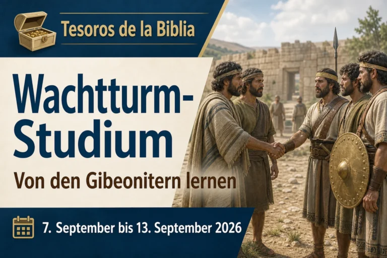 Studienartikel für die Woche vom 7. bis 13. September 2026