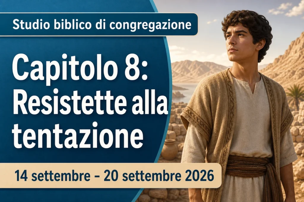 Studio biblico di congregazione per la settimana dal 14 al 20 settembre 2026