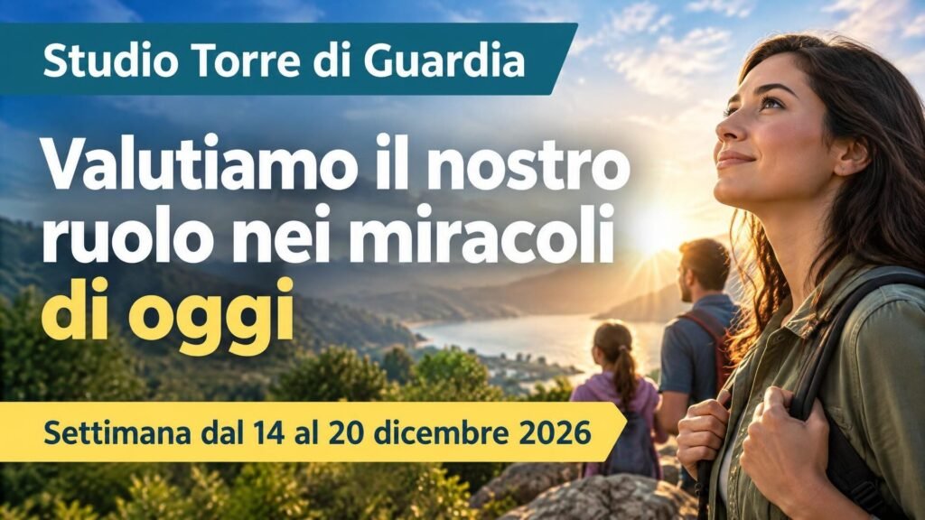 Studio della Torre di Guardia per la settimana dal 14 al 20 dicembre 2026