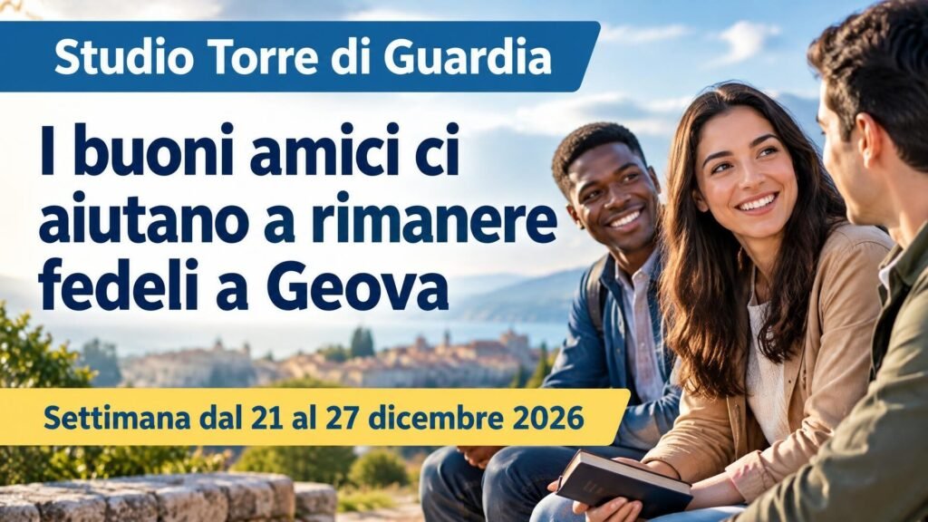 Studio della Torre di Guardia per la settimana dal 21 al 27 dicembre 2026 Studio della Torre di Guardia per la settimana dal 21 al 27 dicembre 2026