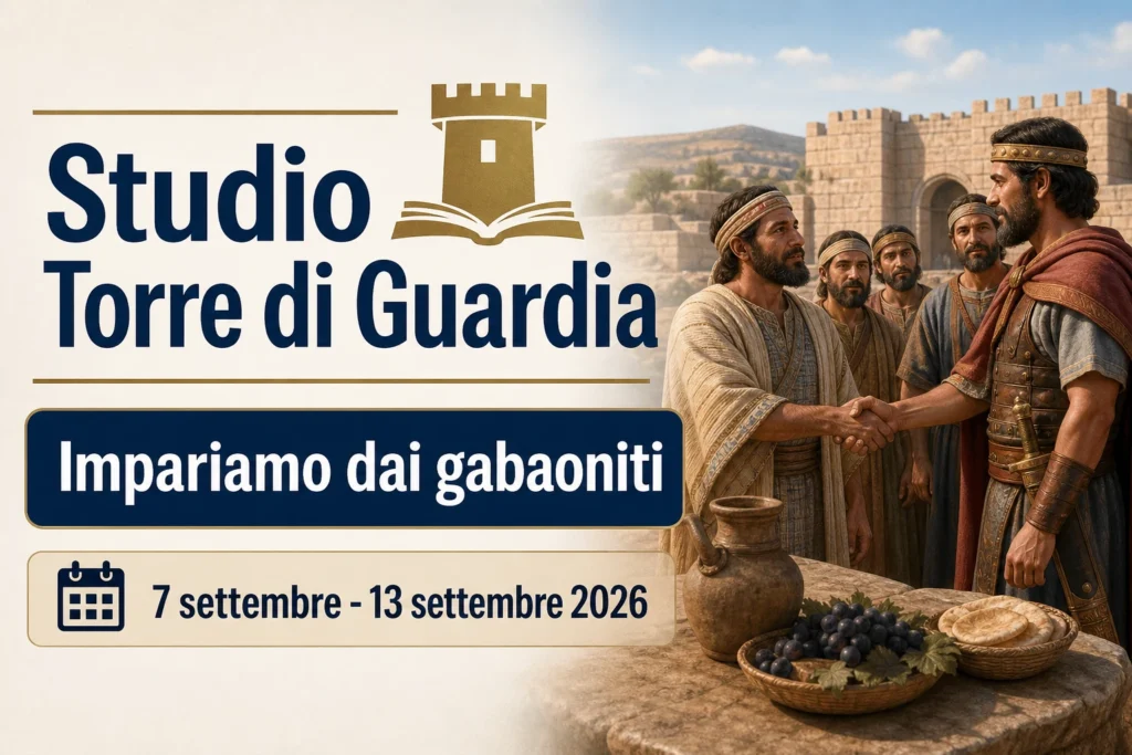 Studio della Torre di Guardia per la settimana dal 7 al 13 settembre 2026 Studio della Torre di Guardia per la settimana dal 7 al 13 settembre 2026