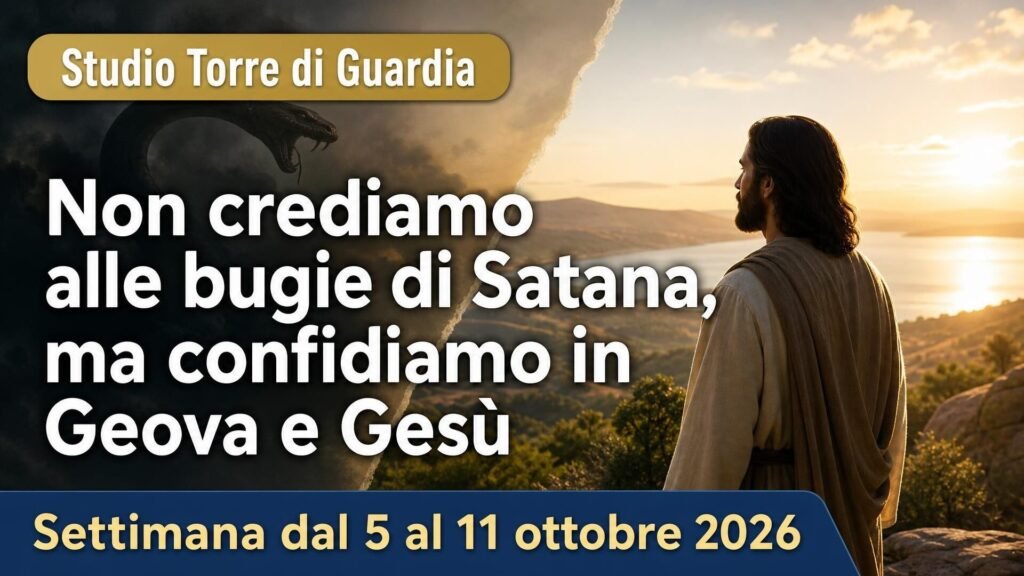 Studio Torre di Guardia per la settimana dal 5 al 11 ottobre 2026 Studio Torre di Guardia per la settimana dal 5 all’11 ottobre 2026